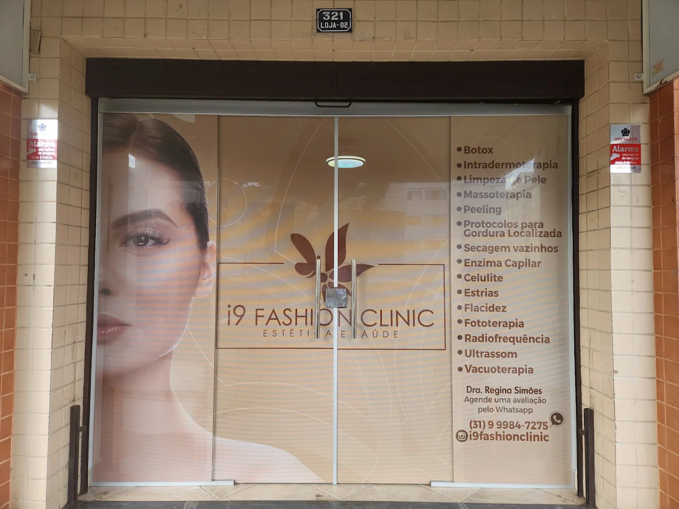 Fachada da i9 Fashion Clinic